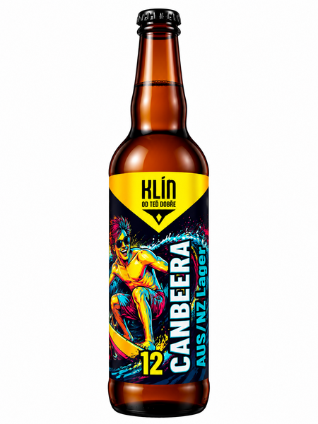 12 Canbeera AUS/NZ lager, světlý ležák, sklo 750 ml