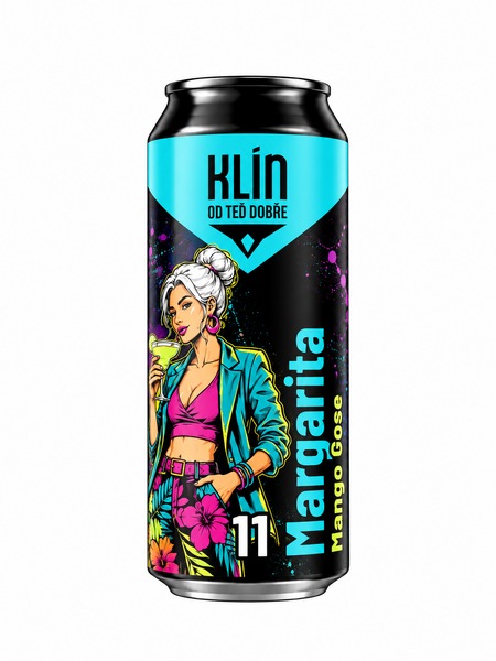 11 Margarita Mango gose, plné ochucené, plech 500 ml