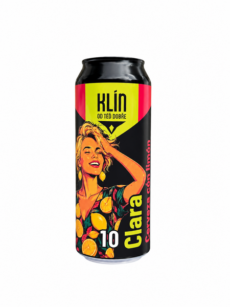 10 Clara Cerveza cón limón, světlé výčepní, plech 500 ml