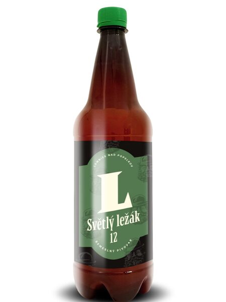Světlý ležák 12%, 1L PET