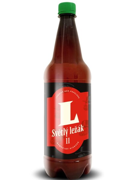 Světlý ležák 11%, 1L PET