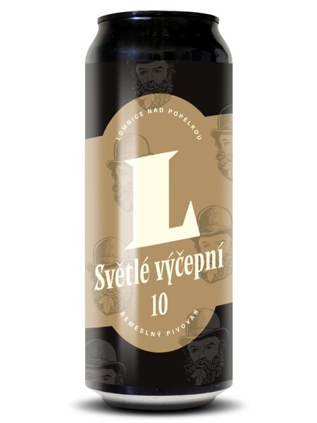 Světlá 10%, 0,5L Plech