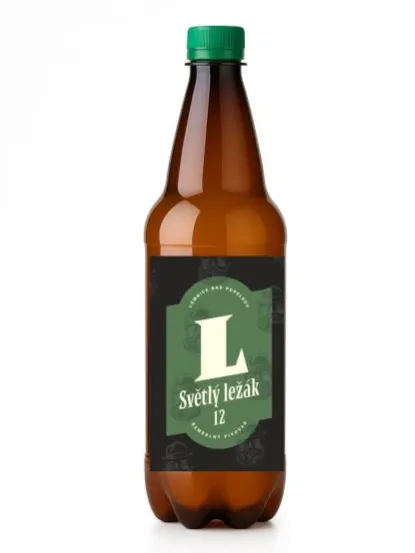 Světlý ležák 12%, 1L PET