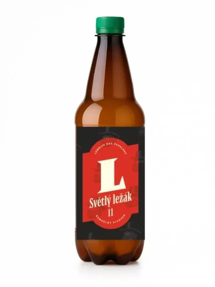 Světlý ležák 11%, 1L PET