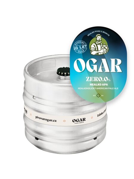 OGAR ZERO APA nealko pivo, KEG30