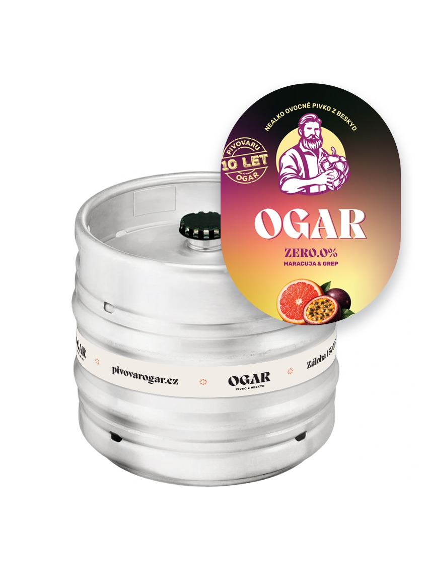 OGAR ZERO maracuja a grep nealko pivo