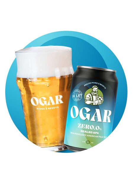 OGAR ZERO APA nealko pivo, PLE03